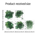 Detalle de 5 vinilos decorativos de plantas con rejillas negras y medidas precisas - 29*30cm*5pcs