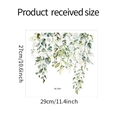Adesivi murali con foglie verdi acquerello con dimensioni del prodotto 27cm per 29cm - Stile Foglie Verdi Sospese (M-204印)