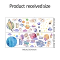 Detalle de vinilos infantiles de conejo astronauta con medidas precisas del producto - 30*90cm*2pcs