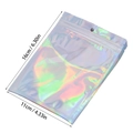 Vista detallada de bolsa holográfica para joyas de 16x11cm con práctico agujero colgante - Estilo Ziplock Holográfico / 11*16cm (Interior 10*13) / Holográfico Iridiscente