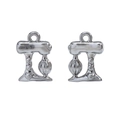 Detaillierte Makroansicht von 3D-Miniatur-Küchenmaschinen-Anhängern für DIY-Schmuck - A5-354-weiß K/14*10mm/151g