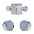 Zilveren cilindrische magnetische sluitingen voor doe-het-zelf kettingen en armbanden - Cilindrische Magnetische Sluiting (A5-427) / 12*6mm (1.4g) / Witgoud