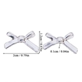 Zilveren legering strik kralen voor het maken van sieraden met afmeting details - A6-146-antiek Zilver/20*12mm/099g