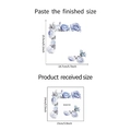 Size specifications for KG319 watercolor rose wall stickers with clear dimensions - 14*15cm (KG319 Printed)