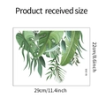 Scheda tecnica delle dimensioni per adesivo murale tropicale M-308, misura 29cm x 22cm - 22x29cm