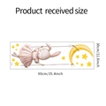 Detaillierte Maßtabelle für Wandtattoo Hase auf Schaukel Abmessungen 30cm x 90cm - 30*90CM(FX-D470)