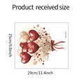 Detailed dimensions of watercolor heart balloon wall sticker showing 25x29cm size - 25*29CM/fun-m19