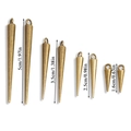 Gothic antique bronze spike charms in four sizes for DIY necklaces and bracelets - 16*4mm / Antique Bronze
