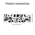 Wandsticker mit Kuhmuster-Layout in den Maßen 30x90cm und realistischen Rindergrafiken - 30*90CM/FX-D437