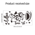Scheda tecnica dimensioni adesivi murali Coffee Time 60x30 cm per decorazione domestica - 30*60CM/FX-A325