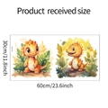 Vinilos decorativos de dinosaurios infantiles 30x60cm para cuarto de niños - Estilo Dinosaurio Dibujos Animados (fun-b19)