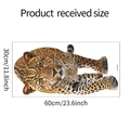 Vinilo decorativo de leopardo, detalle de dimensiones del producto 60cm x 30cm - 30x60cm (Modelo fun-b27)