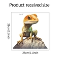 Tabella taglie dettagliata per adesivi lucertola 3D con dimensioni del prodotto 28cm - Stile Lucertola Realistico 3D (fun-f97 UV Statica)