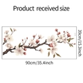 Pegatina de pared de flores acuarela con dimensiones de producto de 90cm por 39cm - Rama Floral de Acuarela (fun-f112) / Grande