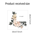 Adesivi murali peonia dimensioni 19cm x 18cm per decorazione interruttore casa - 18*19CM / Stile Peonia (fun-kg60)