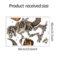 Halloween skelet dinosaurus muursticker afmetingen en productgrootte gids 60x40 cm - 40*60cm(fun-e106)