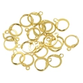 Lot de dormeuses dorées pour la fabrication de bijoux DIY et accessoires boucles - Imitation Or