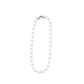 High quality white coated 2.4mm ball bead chain with metal connector for DIY accessories - White