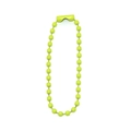 Fluorescent yellow 2.4mm iron bead chain with connector for DIY accessories and keychains - Fluorescent Green