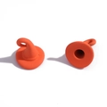 Orange wizard hat alloy pendants for DIY Halloween jewelry and craft accessories - 12*10mm/1.1g / Orange (Rubber Paint)