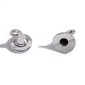 Silver alloy wizard hat pendant connector for DIY Halloween jewelry and bag accessories - 12*10mm/1.1g / Antique Silver