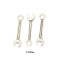 Pendentif clé en alliage argent antique pour bijoux DIY taille 24x6mm - A2-500-argent Antique/24*6mm/06g