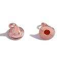 DIY rose gold wizard hat pendant in vintage alloy for Halloween jewelry making - 12*10mm/1.1g / Rose Gold