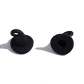 Black mini wizard hat charm for jewelry DIY featuring side view and bottom hollow details - 12*10mm/1.1g / Black (Rubber Paint)