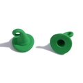 Green wizard hat pendant charm in vintage alloy style for Halloween DIY jewelry making - Green/rubber Paint/12*10mm/1.1g