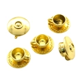 Retro golden alloy miniature tea cup and saucer pendant for DIY jewelry making - Cup Saucer Style (A3-142) / 14x7mm / Gold