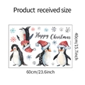 Gedetailleerde maattabel voor kerst pinguïn muurstickers met afmeting van 60x40 cm - Kerst Pinguïn (fun-e127) / 40cmX60cm