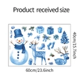 Tabella delle taglie per adesivi natalizi con pupazzo di neve e cervo 60x40cm - 40x60cm (fun-e157)