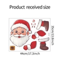 Dettaglio degli adesivi natalizi fai-da-te per frigorifero misura 44cm x 35cm - 35*44CM/fun-f347 914