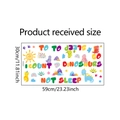 Dimensions détaillées des stickers muraux dinosaures mesurant 59cm par 30cm - 30*59cm/WZ9006