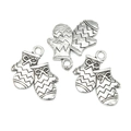 Antiksilberner Handschuh-Anhänger aus Legierung für DIY-Armbänder und Halsketten - Handschuhform-Anhänger (A3-349)
