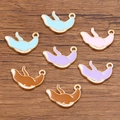 DIY enamel manta ray stingray charm pendants in assorted colors for jewelry making - Random Mixed Color Manta Ray