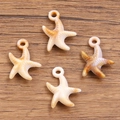 Pendentifs étoiles de mer réalistes en acrylique pour la création de bijoux DIY - Étoile de Mer No 22 / 16x20mm
