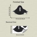 Creepy long-haired ghost wall decal dimensions for Halloween indoor atmosphere decoration - 30x60cm (Item No:fun-b175)