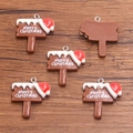 DIY Christmas resin pendants with Merry Christmas signs and festive Santa hat motifs - Size 12