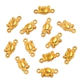 DIY gold crab shape jewelry connectors in polished stainless steel for necklace making - Style 15 Crab (5X11mm) / Gold