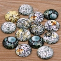 Cabochons en verre style Steampunk avec motifs vintage d'horlogerie et d'engrenages - Style Steampunk à Engrenages Mécaniques (10J09)