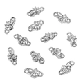 Silver bat wing jewelry connectors in 304 stainless steel for DIY necklace making - Style 19 Fan Shape (5X9mm) / Steel