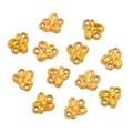 Golden 304 stainless steel hollow butterfly connector for DIY necklace jewelry making - Style 21 Hollow Butterfly (6X7mm) / Gold