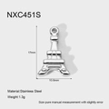 Eiffeltoren hanger van roestvrij staal met afmetingen 17mm x 10,6mm en gewicht van 1,3g - Zilveren Eiffeltoren Stijl (NXC451S) / Zilver