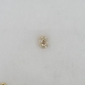 Macro shot of gold-plated letter C pendant with shimmering pavé zircon stones - Letter C Pendant / Gold