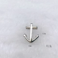 Pendentif ancre en argent pour bracelets et colliers mesurant 15,5 mm x 12 mm pour bijoux - Style d'ancre (257 styles) / Argent