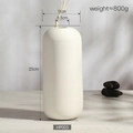 Minimalist white ceramic vase with wave texture, 25cm height cylindrical design - White Ribbed Long Cylindrical Vase (HP005)
