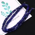 Macro-opname van 4 mm donkerblauwe vierkante natuursteen kralen voor DIY-sieraden - 4x4mm / Nr. 7 (Donkerblauw)
