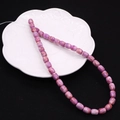 Detailed view of 8x10mm purple drum shaped emperor stone beads for DIY jewelry making - Barrel Beads / No.2 (Purple)
