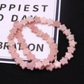 Pink star-shaped natural stone beads 10x10mm for DIY jewelry making and accessories - 10x10x4mm / No.14 (Light Pink)